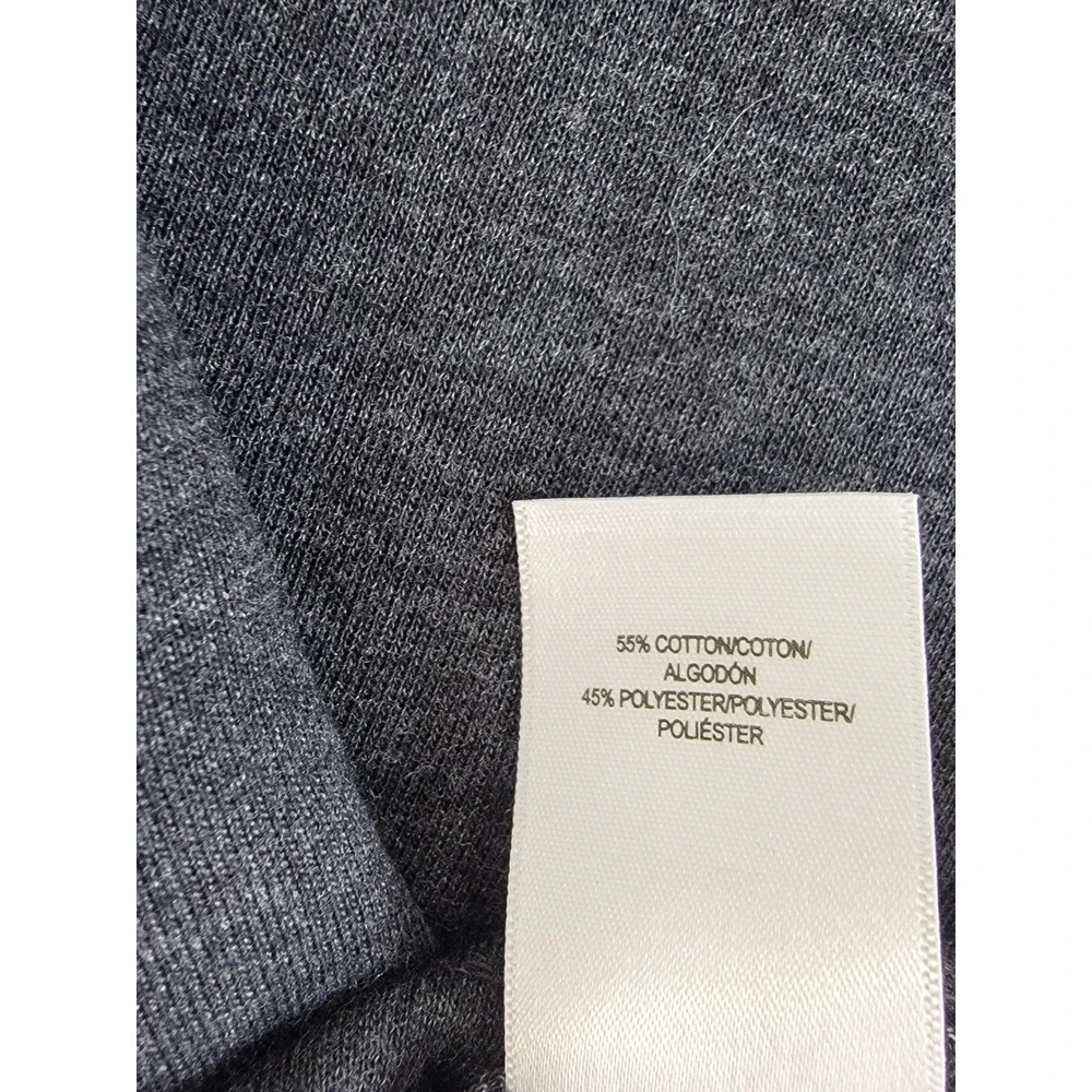 Lucky Brand NEW Mens XL Grey Henley Long Sleeve Raglan Waffle Knit Sweater Shirt